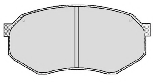 611.0 RAICAM Колодки дисковые торм. перед. maz (фото 1)