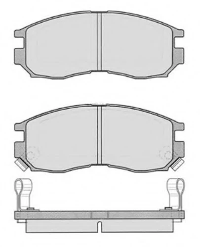 492.0 RAICAM Колодки дисковые торм. перед. mits (фото 1)