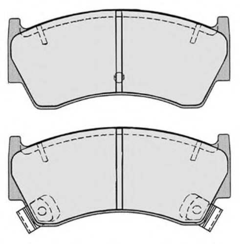 658.0 RAICAM Колодки дисковые торм. перед. niss (фото 1)