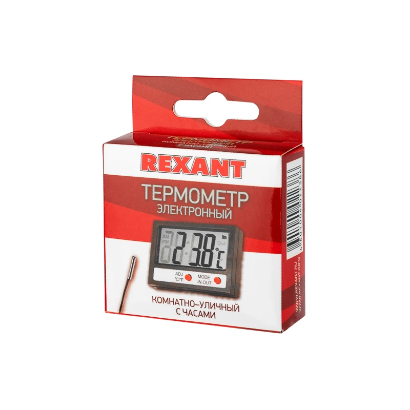 70-0505 REXANT Термометр электронный комнатно-уличный (фото 6)