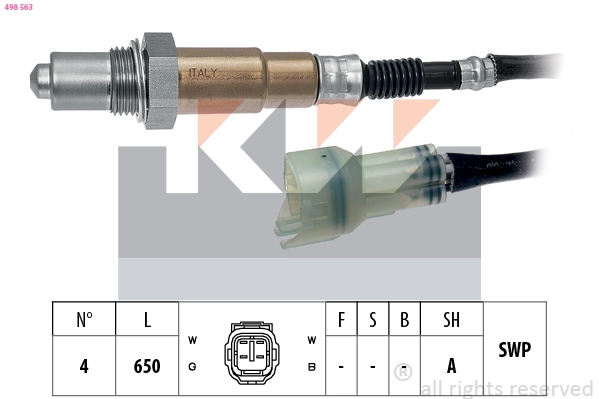 498 563 KW Лямбда-зонд (фото 2)