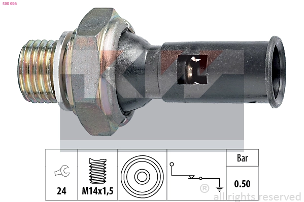 500056 KW Датчик давления масла (фото 2)