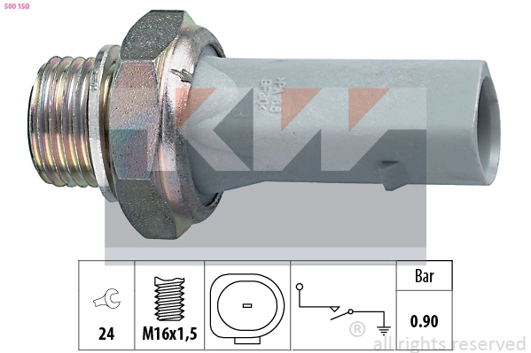 500150 KW Датчик давления масла (фото 2)