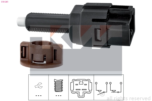 510261 KW Выключатель фонаря сигнала торможения (фото 2)