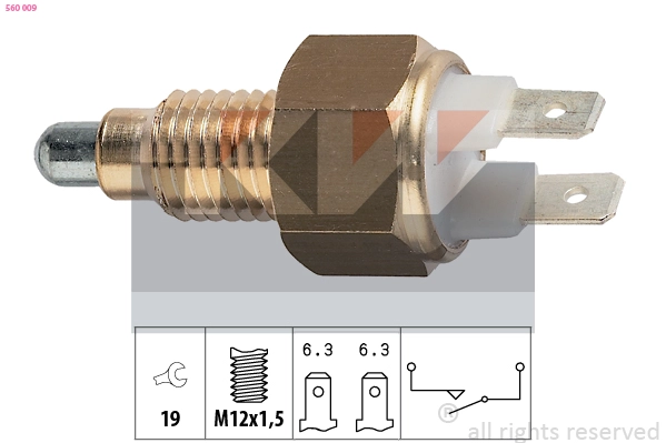 560009 KW Выключатель, фара заднего хода (фото 2)
