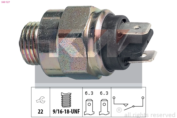560127 KW Выключатель, фара заднего хода (фото 2)