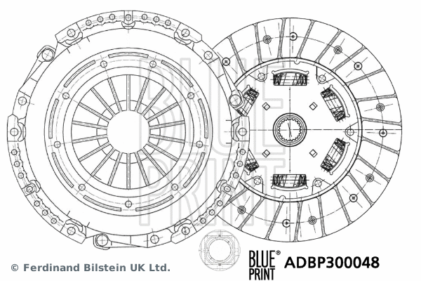 ADBP300048 BLUE PRINT Комплект сцепления (фото 1)
