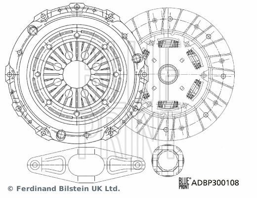 ADBP300108 BLUE PRINT Комплект сцепления (фото 1)