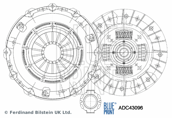 ADC43096 BLUE PRINT Комплект сцепления (фото 1)