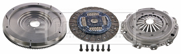 HKF1078 BORG & BECK Комплект для переоборудования, сцепление (фото 1)