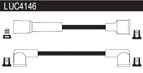LUC4146 LUCAS Высоковольтные провода (комплект проводов зажигания) (фото 1)
