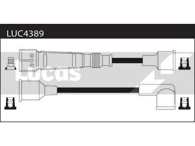 LUC4389 LUCAS Высоковольтные провода (комплект проводов зажигания) (фото 1)