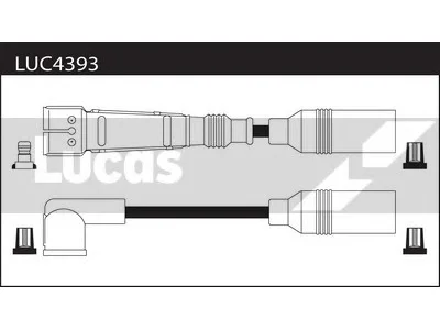 LUC4393 LUCAS Высоковольтные провода (комплект проводов зажигания) (фото 1)