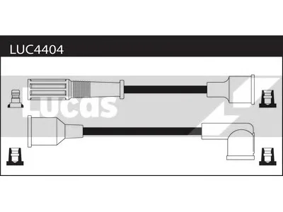 LUC4404 LUCAS Высоковольтные провода (комплект проводов зажигания) (фото 1)