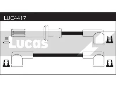 LUC4417 LUCAS Высоковольтные провода (комплект проводов зажигания) (фото 1)