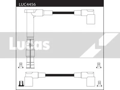 LUC4456 LUCAS Высоковольтные провода (комплект проводов зажигания) (фото 1)