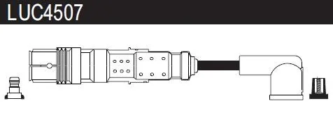 LUC4507 LUCAS Высоковольтные провода (комплект проводов зажигания) (фото 1)