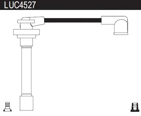 LUC4527 LUCAS Высоковольтные провода (комплект проводов зажигания) (фото 1)