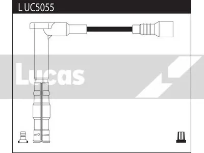 LUC5055 LUCAS Высоковольтные провода (комплект проводов зажигания) (фото 1)