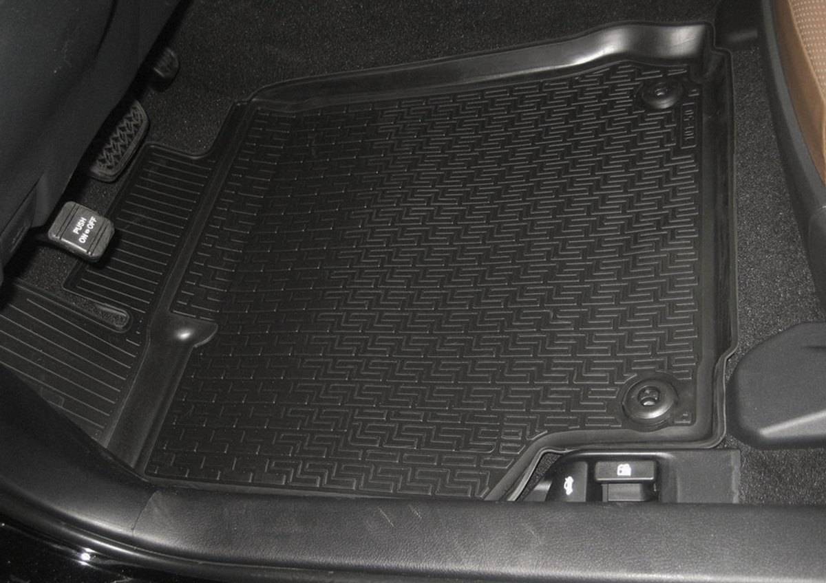 15701002 RIVAL Комплект автомобильных ковриков Toyota Camry 2014- , полиуретан, низкий борт, 5 предметов, крепеж для передних ковров (фото 19)