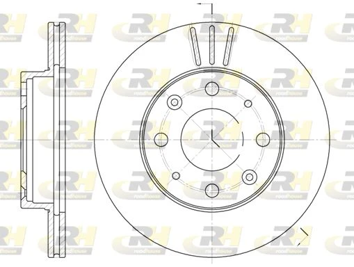 6368.10 ROADHOUSE Тормозной диск (фото 3)