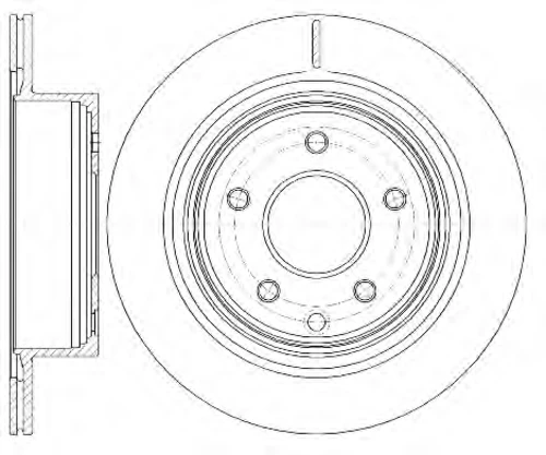 6998.10 ROADHOUSE Тормозной диск (фото 2)