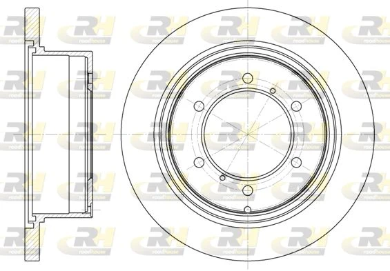 6552.00 ROADHOUSE Тормозной диск (фото 3)