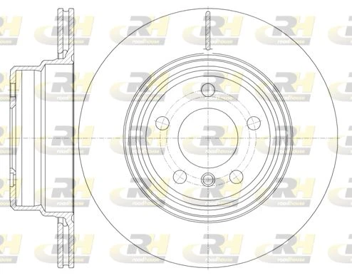 6755.10 ROADHOUSE Тормозной диск (фото 2)