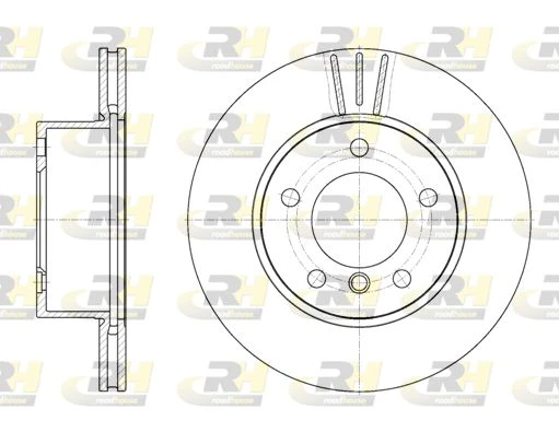 6651.10 ROADHOUSE Тормозной диск (фото 3)