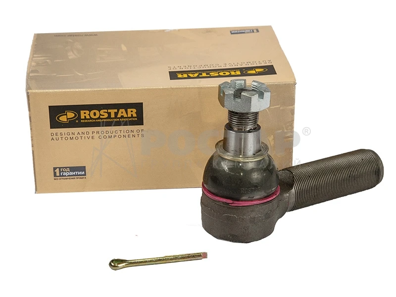 R350-3414060-30 ROSTAR Наконечник рулевой тяги lht m30x1.5 m20x1.5 /23.5 l=118 omn daf, man, mb, rvi (фото 1)