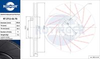 RT 2711-GL T6 ROTINGER Тормозной диск (фото 3)