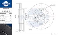 RT 2076-GL T3 ROTINGER Тормозной диск (фото 3)