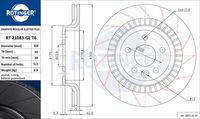 RT 21083-GL T6 ROTINGER Тормозной диск (фото 3)