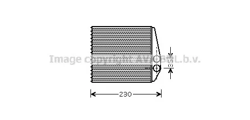 OL6355 PRASCO Радиатор отопителя салона (фото 1)