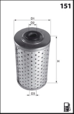 LFDE309 LUCAS Топливный фильтр (фото 2)