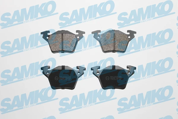 5SP948 SAMKO Комплект тормозных колодок, дисковый тормоз (фото 2)