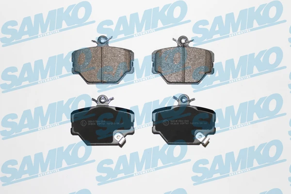 5SP761 SAMKO Комплект тормозных колодок, дисковый тормоз (фото 2)