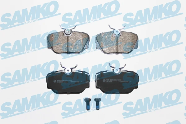 5SP739 SAMKO Комплект тормозных колодок, дисковый тормоз (фото 2)