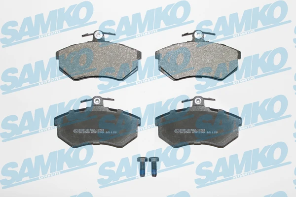 5SP299 SAMKO Комплект тормозных колодок, дисковый тормоз (фото 2)