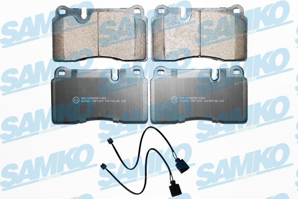 5SP1376B SAMKO Комплект тормозных колодок, дисковый тормоз (фото 2)