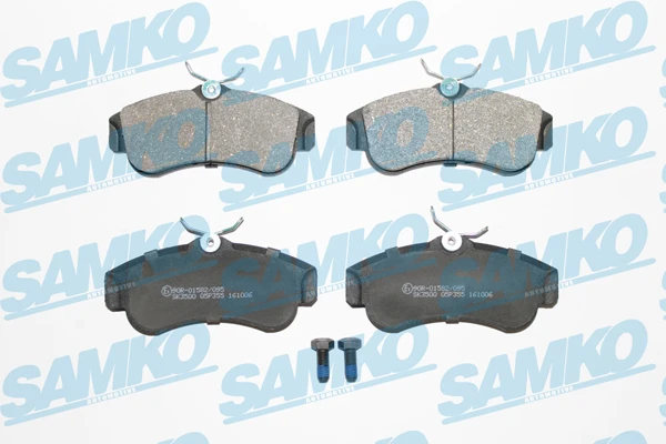 5SP355 SAMKO Комплект тормозных колодок, дисковый тормоз (фото 2)