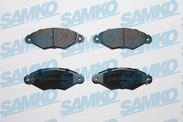 5SP661 SAMKO Комплект тормозных колодок, дисковый тормоз (фото 2)