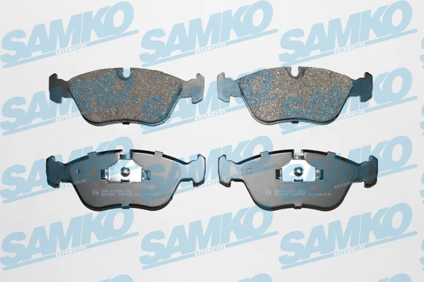 5SP436 SAMKO Комплект тормозных колодок, дисковый тормоз (фото 3)