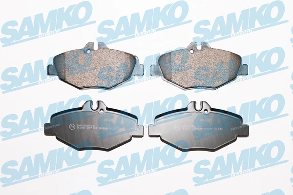 5SP1124 SAMKO Комплект тормозных колодок, дисковый тормоз (фото 3)