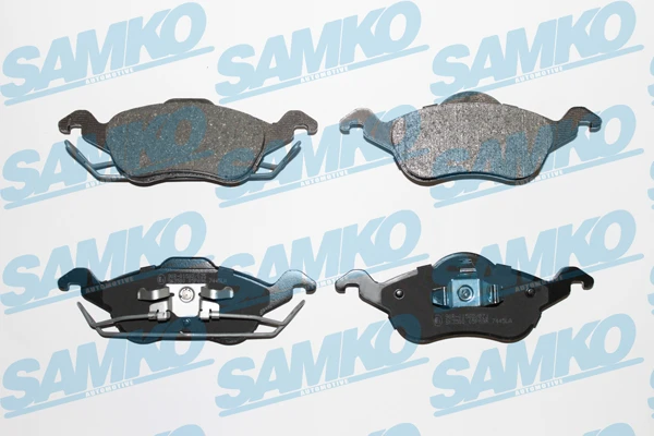 5SP696 SAMKO Комплект тормозных колодок, дисковый тормоз (фото 3)
