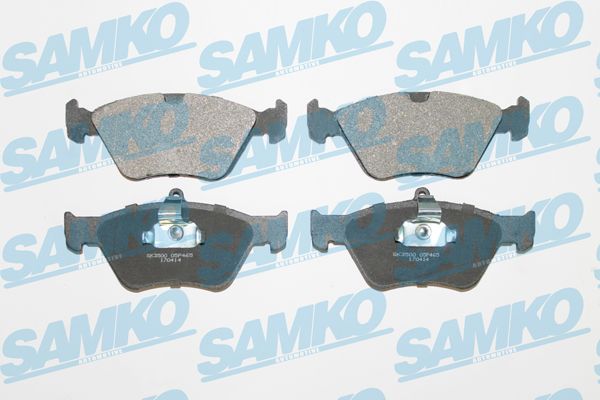 5SP465 SAMKO Комплект тормозных колодок, дисковый тормоз (фото 2)