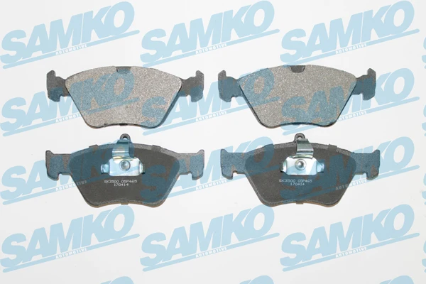 5SP465 SAMKO Комплект тормозных колодок, дисковый тормоз (фото 3)