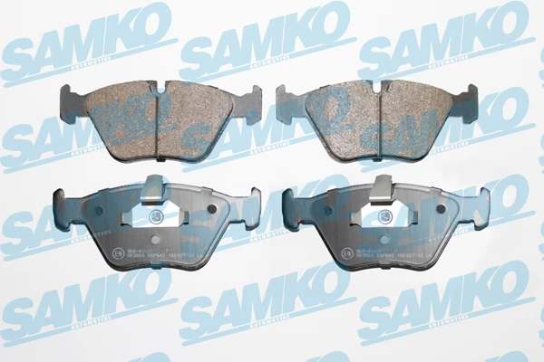 5SP649 SAMKO Комплект тормозных колодок, дисковый тормоз (фото 3)