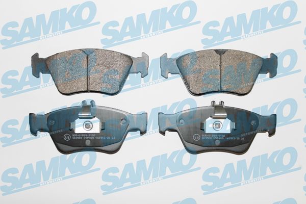 5SP409 SAMKO Комплект тормозных колодок, дисковый тормоз (фото 2)