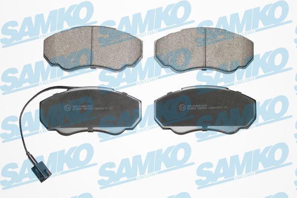 5SP966 SAMKO Комплект тормозных колодок, дисковый тормоз (фото 2)